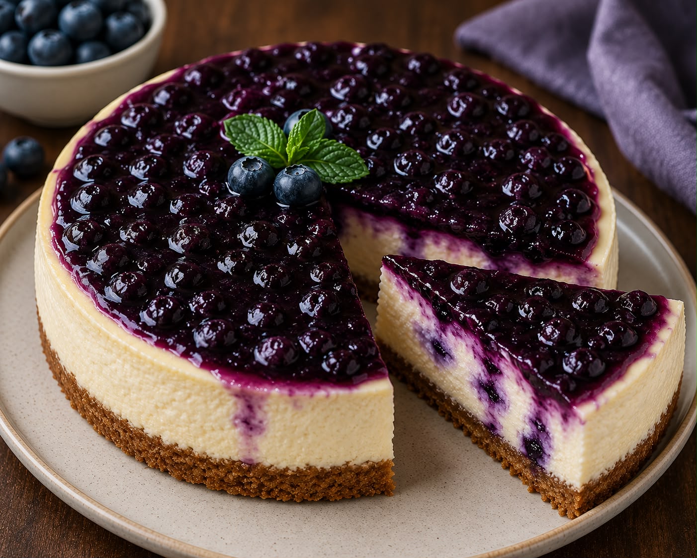Bluebery Cheese Cake