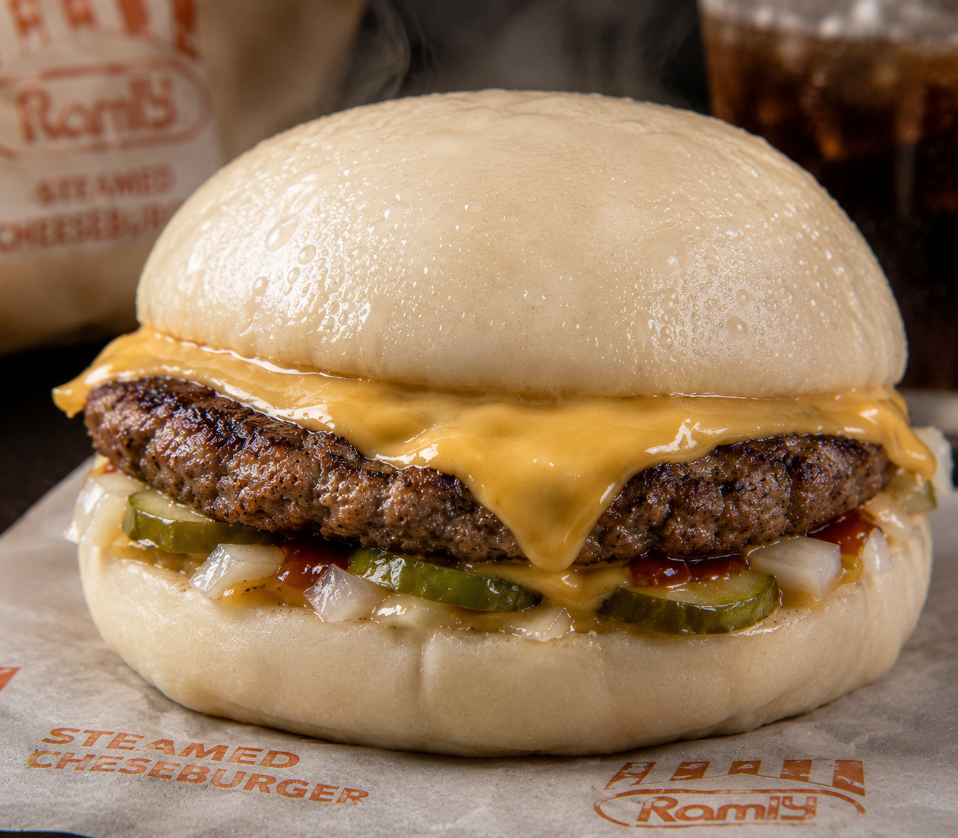 Steamed Cheeseburger